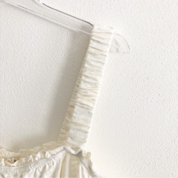 Marine Layer Dylan Smocked Tank Antique White XL - Picture 8 of 12